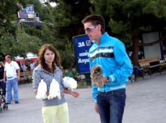 Животные на Набережной Алушты